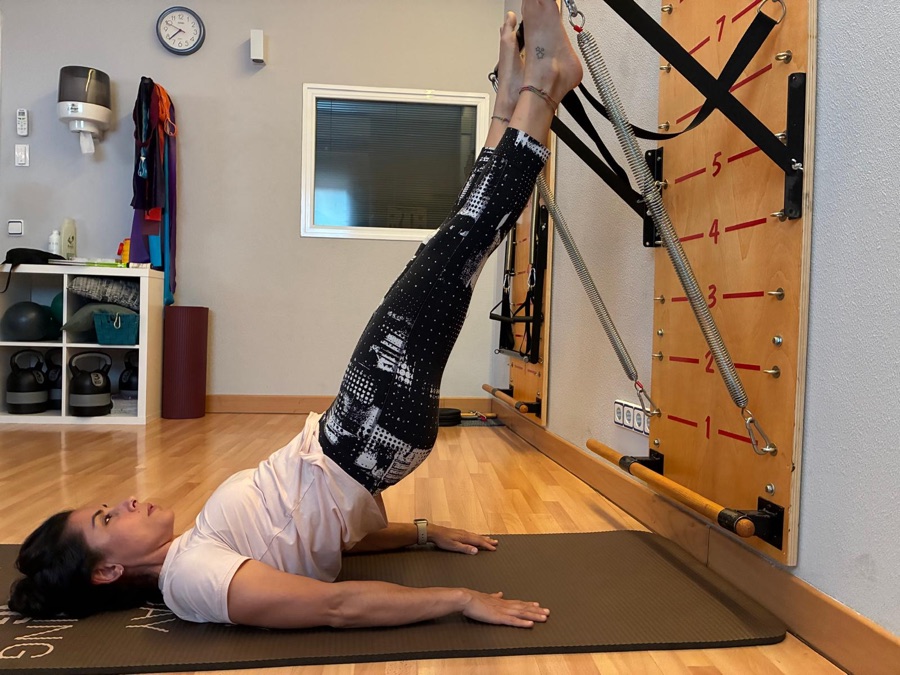 Ejercicio de puente para la cadena posterior